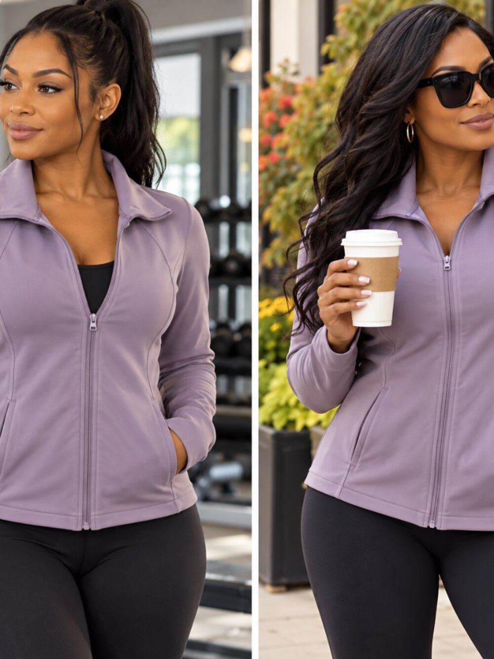 Lavender Athletic Jacket